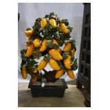 Jade and stone mango tree - 24" x 16" x 36"