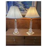 Pair of Waterford Table Lamps