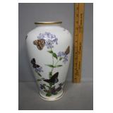 Franklin porcelain meadowland butterfly vase by Jo