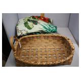 Two Pair Midcentury long drapes - 28" x 72" & spli