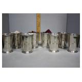 Eight International Silver co. silverplated julep
