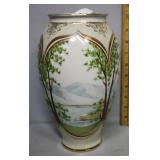 Russian Kislovodsk HP 11" landscape decorated