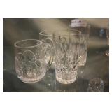 Waterford - 4 pcs - Monogrammed beer mug, Budweise