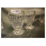 Two Waterford goblets