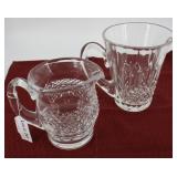 Waterford 5" & 6" Cocktail pitchers