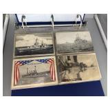 Postcards - Ships, battleships assorted dates