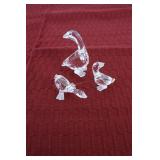 Swarovski mother duck and two chicks