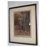 Edward Curtis big knife flathead print - 25" x 19.