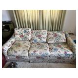 Floral sleeper sofa