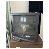 Panasonic tv with VHS player & remote