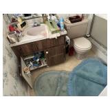 Master bathroom contents