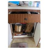 Kitchen utensils, ice bucket, corning glass, Royal