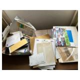 Large assortment office supplies - pens, pencils,