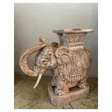 Ceramic Elephant garden stool