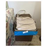 Cross body purses, needlework & vintage clothing