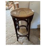 cane seated stool