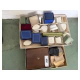 New old stock 1960s/70s jewelry boxes and Bulova