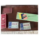 Wiss Pinking shears, J&P Coats box & sewing needle