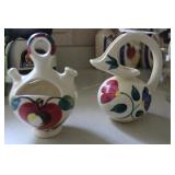 Purinton Pottery syrup jugs