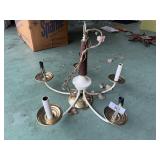 MCM 6 light chandelier