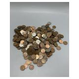 Jar Foreign Money incl Canada, Bahamas, and some U