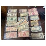 Thirty-One Foreign Paper Money incl 1960s British