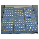 Partially Completed Mercury Dime Books Mercury & C