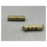 Two Rolls mercury dimes
