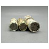 Two Rolls dimes and One roll nickels