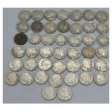 44 Buffalo Nickels