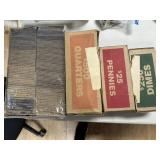 Penny, Nickel, Dime, and Quarters sleeves w/ coin