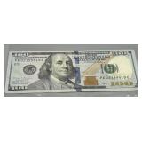 US $100 Federal Reserve Birthday Note February 19t