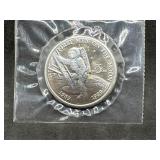 Uncirculated 1989 $5 Commemorative Coin First Men