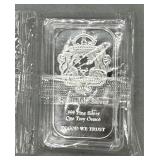 Scottsdale Silver Bar 1 troy oz fine silver slabbe
