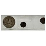 HOBO Scrooge 1891 Dollar & Two HOBO Wheat Pennies: