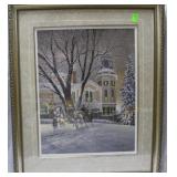 'Sleigh Ride' by artist Douglas Laird signed artis