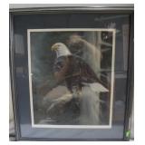 Eagle framed print 29' x 26'