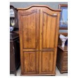 Contemporary double door  media cabinet 39' x 75'