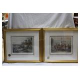 Framed 'Bachelor's Hall, Plate 1& 6' by Francis Ca