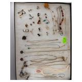 Large grouping ladies costume jewelry