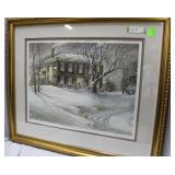Trisha Romance 'Winter Twilight' signed litho 70/2