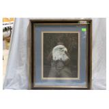 Smirkin' Eagle by Dolores  Roberson 188/1000. 28'