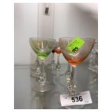 six Jozef Stanik 'Zuzana' colorful cordial