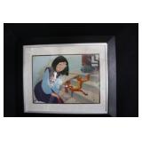Mulan 1999 Litho collection movie cel 13' x 16'