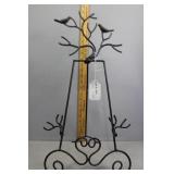 Tabletop Bird adorned easel 26' H