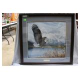 'Wings over America' by Charles Frace Eagle in fli