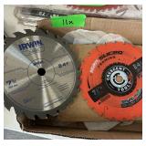 11X$ Irwin 1/4' saw blades appear new; Crescent