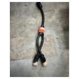 Hubell Y splitter power cable