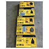 5X$ DeWalt assorted heated gear