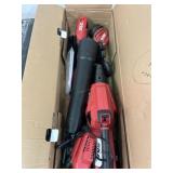 2X$ Skil pwr core 40 Battery blower and weed